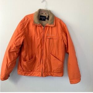 Vintage Orange Nautica Jeans Coat Large